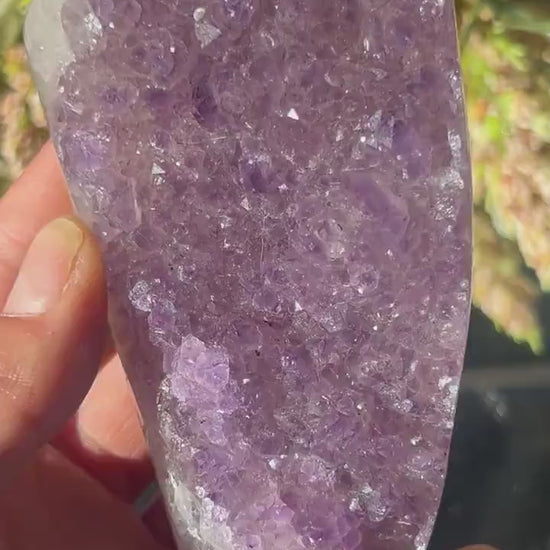 Uruguay Amethyst Specimen Geode | Mineral Specimens | Amethyst Formations | Uruguayan Amethyst | Healing Crystal | Home Decor | Crystal Gift