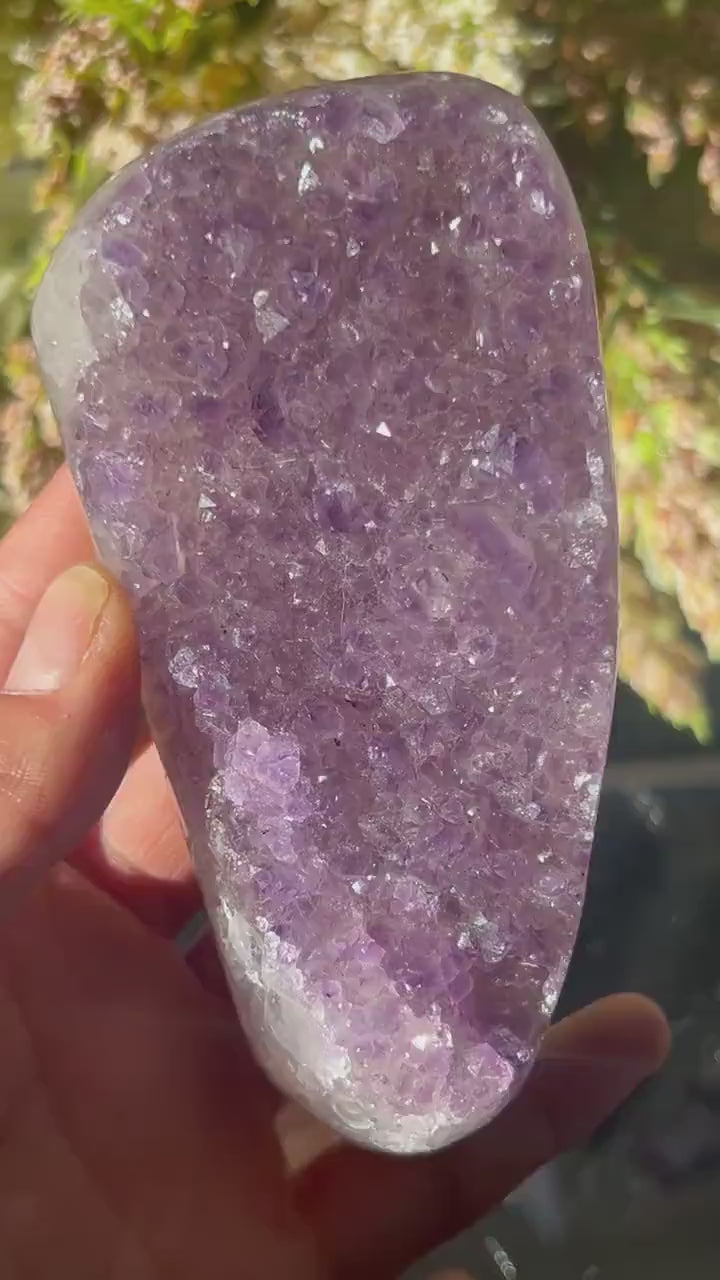 Uruguay Amethyst Specimen Geode | Mineral Specimens | Amethyst Formations | Uruguayan Amethyst | Healing Crystal | Home Decor | Crystal Gift