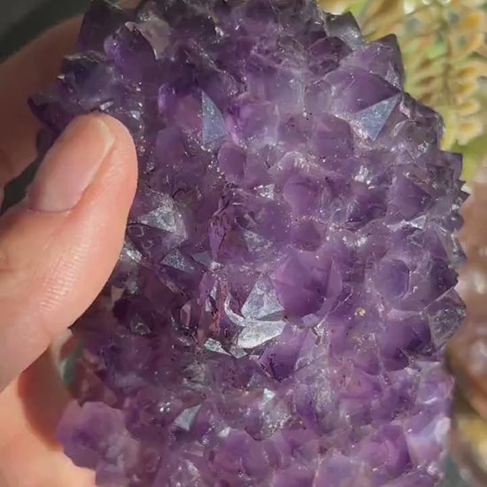 Uruguay Amethyst Specimen Geode | Mineral Specimens | Amethyst Formations | Uruguayan Amethyst | Healing Crystal | Home Decor | Crystal Gift