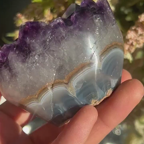 Uruguay Amethyst Specimen Geode | Mineral Specimens | Amethyst Formations | Uruguayan Amethyst | Healing Crystal | Home Decor | Crystal Gift