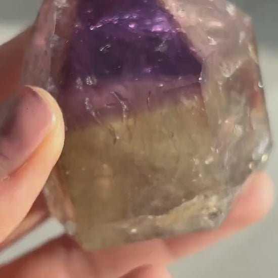 AAA Quality Dream Coat Ametrine Tower | Amethyst from Brazil | Amethyst Citrine Tower | Crystal Gift | Home Decor | Natural Healing Crystal